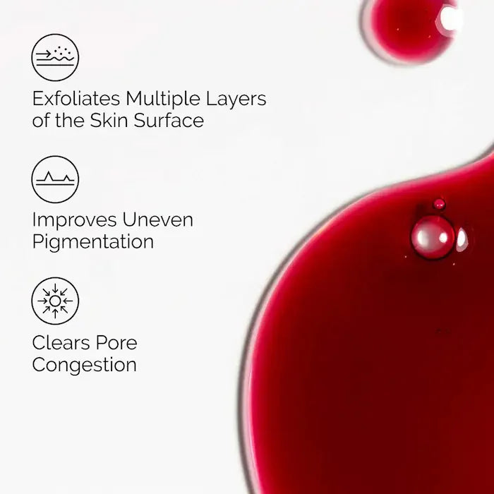 AHA 30% + BHA 2% Peeling Solution 30Ml Peeling Solution Exfoliating Facial Brighten Smooth and Refine the Appearance of Skin