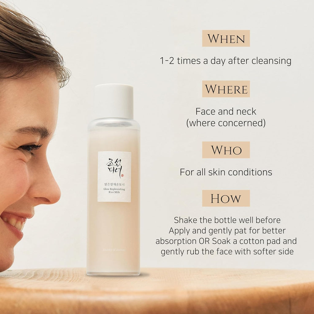 Lotion Tonique Visage Au Riz Régénérante Pour Peaux Mixtes Grasses Soin Hydratant Et Équilibrant Coréen 150 Ml
