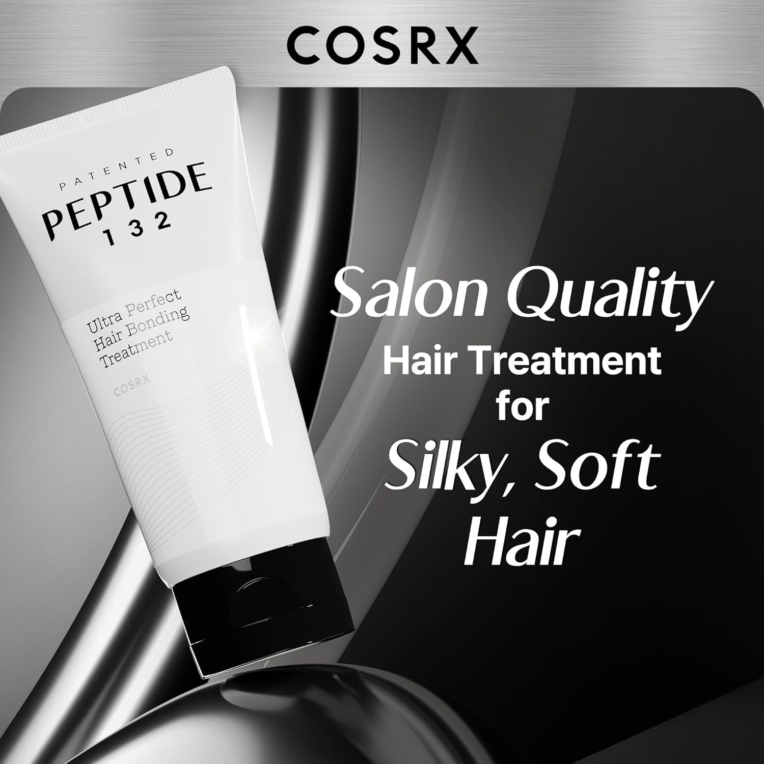 PEPTIDE 132 Hair Bond Repair Treatment - Deep Conditioner Hair Mask for Damaged, Dry Hair, Repairs Breakage & Split Ends with Collagen & Hyaluronic Acid, for All Hair Types – 4.05 Fl Oz