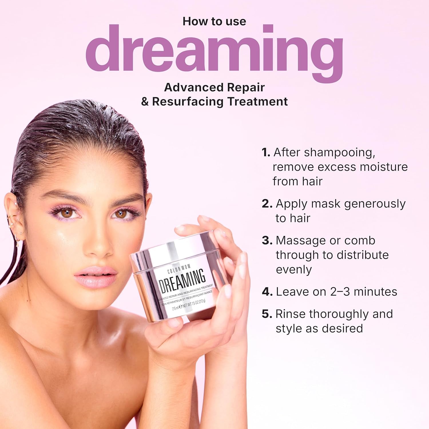 Dreaming Advanced Repair and Resurfacing Treatment| Hair Mask for Anti-Frizz, Anti-Damage, Delivers Flawless Strands