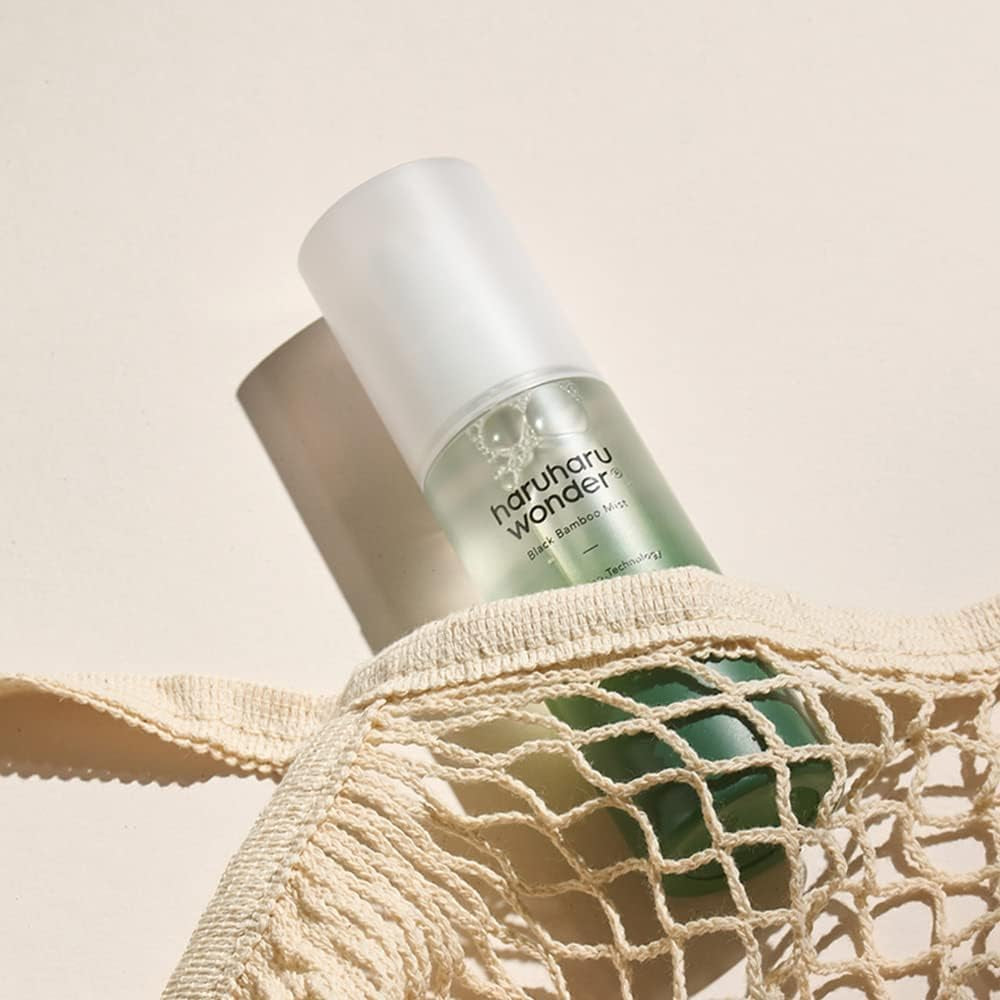 Wonder Black Bamboo Mist - Hydrating and Firming Skin, Black Rice, Panax Ginseng for Clean and Smooth Skin Surface (2.7 Fl.Oz) | Vegan, Crurelty Free, Ewg-Green