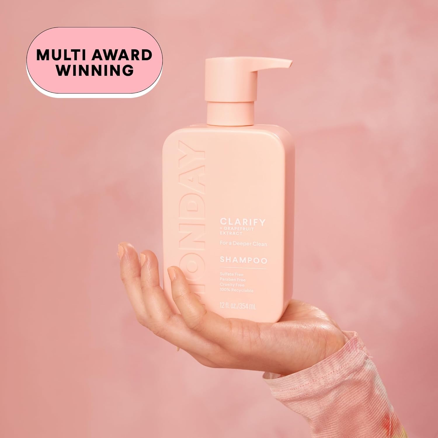 CLARIFY Shampoo with Grapefruit Extract & Ceramides for Oily Hair Prone to Build-Up 354 Ml