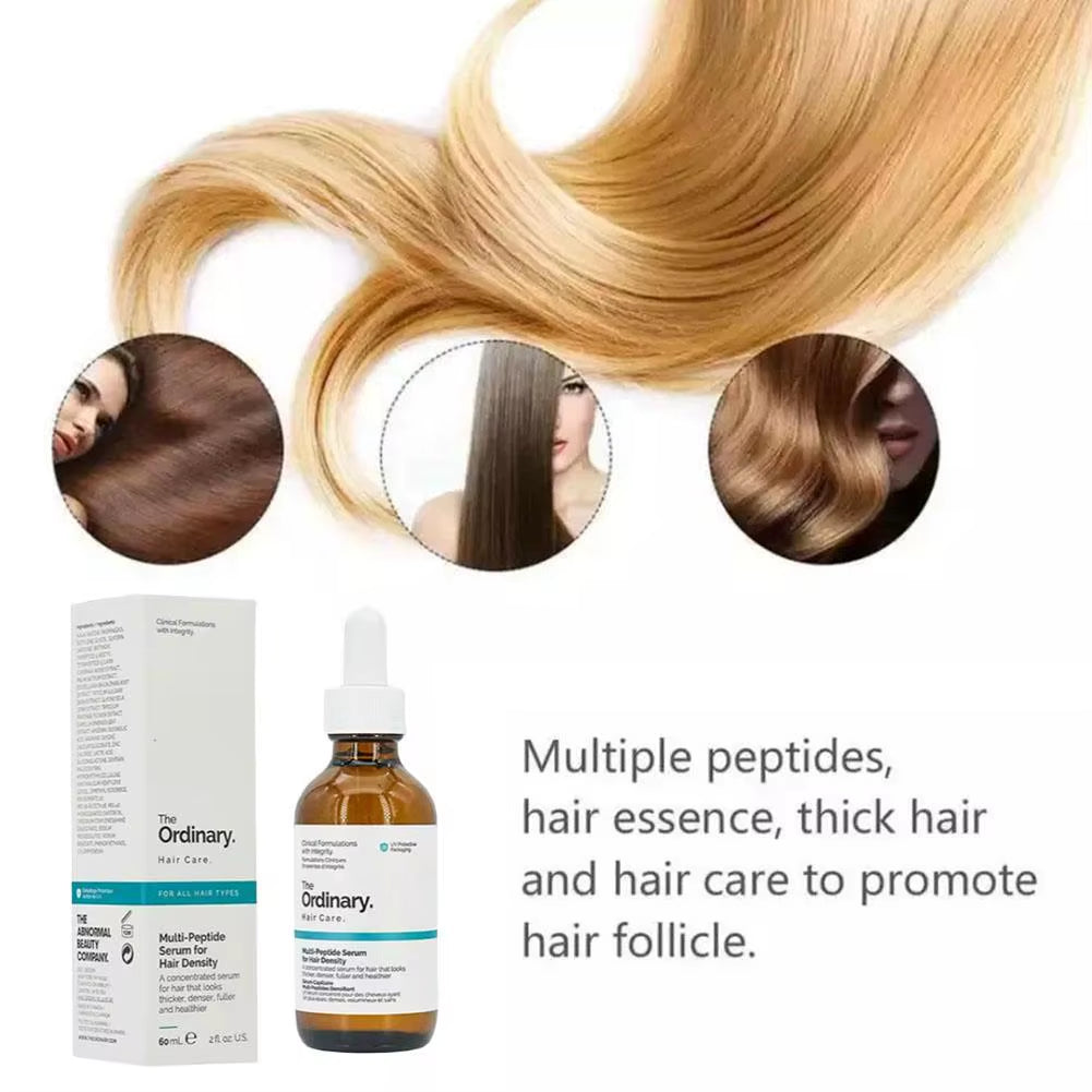 60Ml Ncrease Hair Density Polypeptide Maintenance Hair Follicle Polypeptide Blood Scalp Long Lasting Hair Care Serum