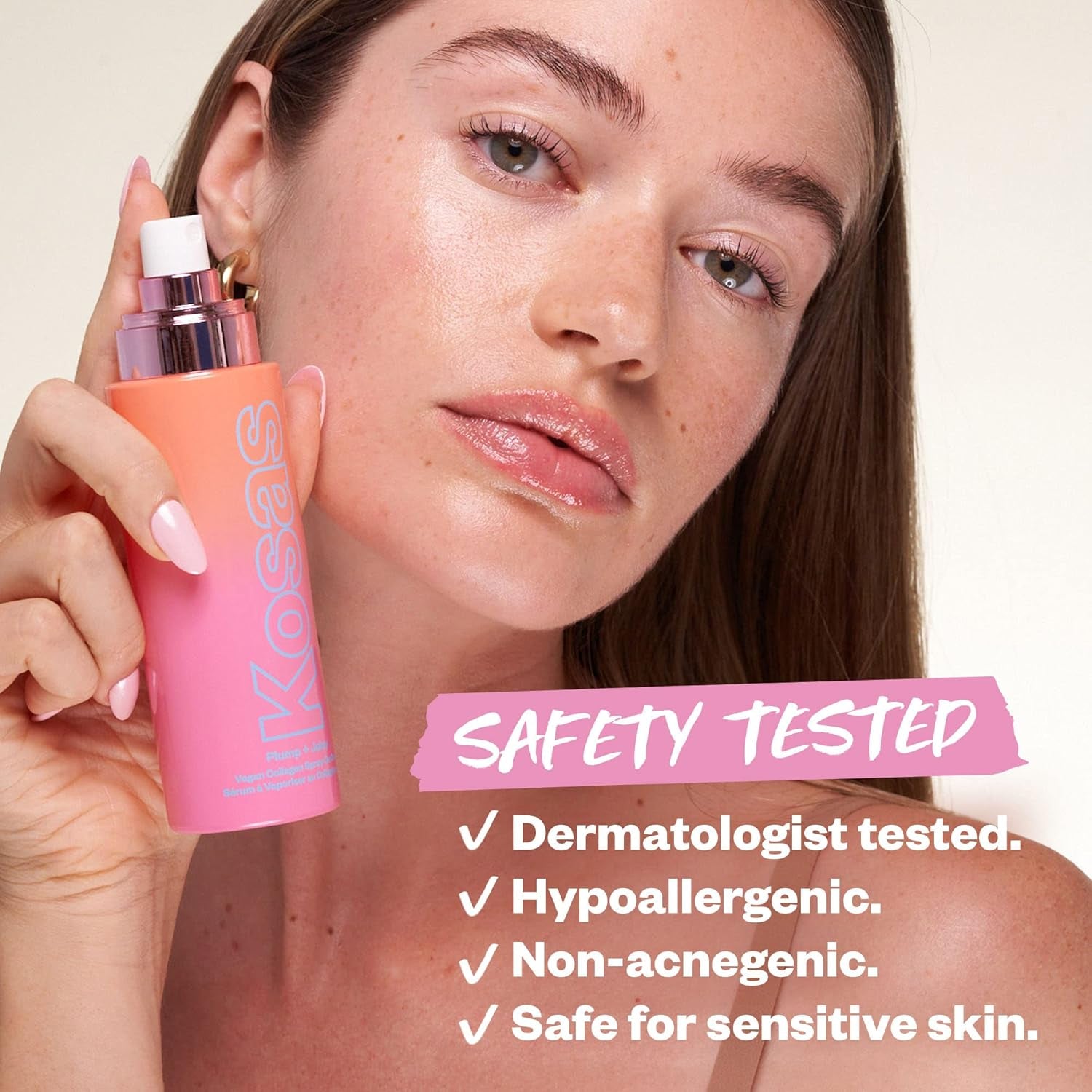 Plump and Juicy Vegan Collagen Spray - on Serum, Made in USA - Visibly Firms, Soothes, and Hydrates the Skin - 3.38 Oz