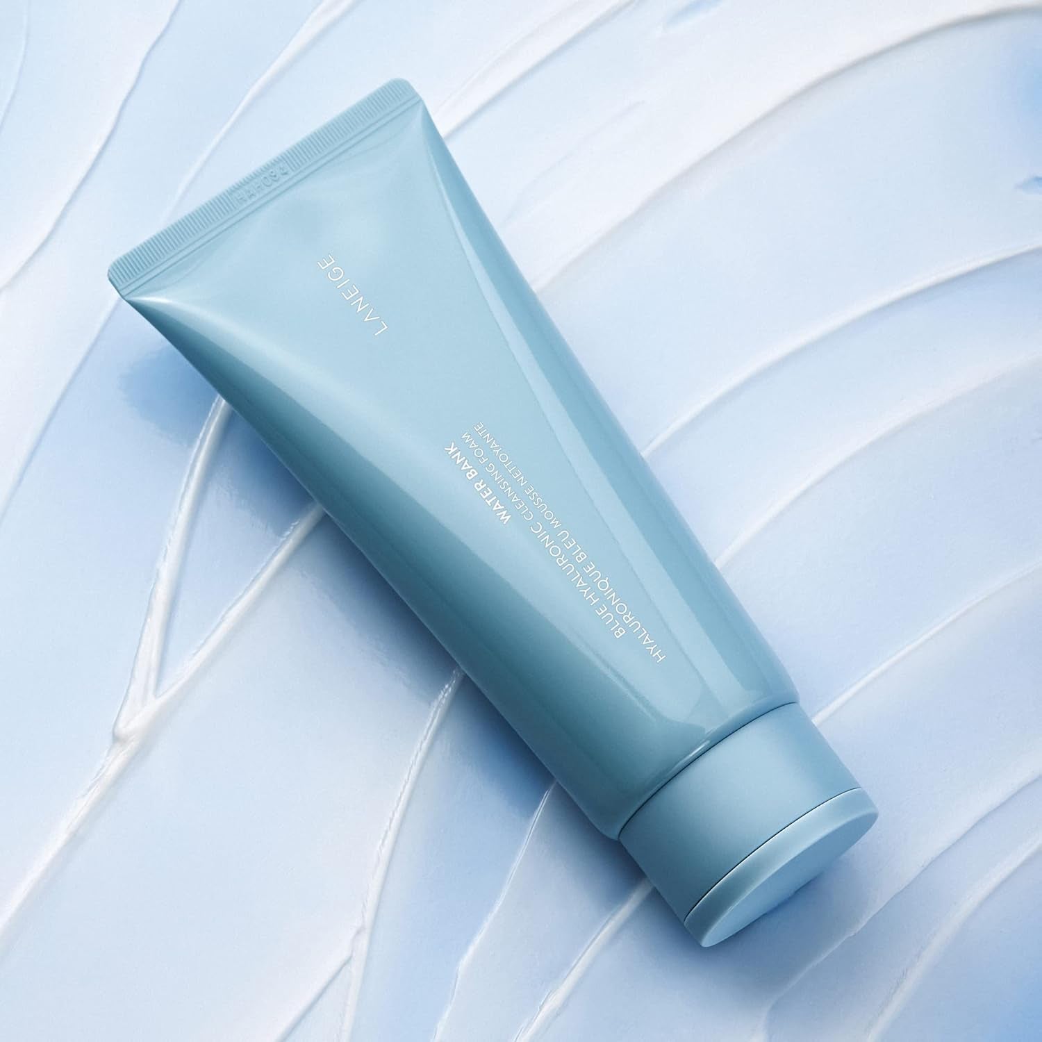 LANEIGE Water Bank Cleansing Foam: Hydrating Face Wash and Makeup Remover with Hyaluronic Acid & Papain Enzyme for Smooth, Soft Skin