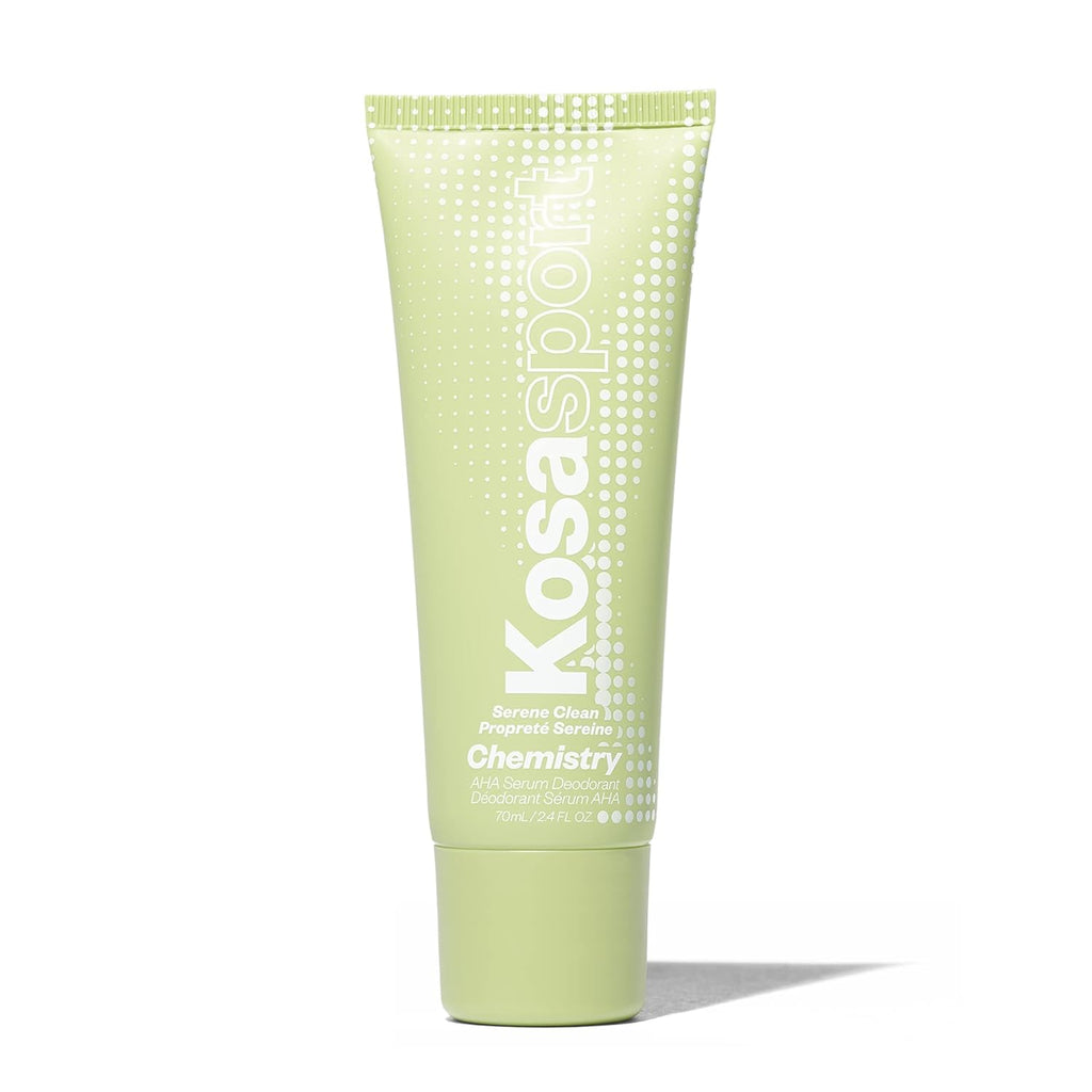 Chemistry Deodorant - Aluminium and Baking Soda Free + Bo-Fighting AHA Serum That Exfoliates, Softens, and Nourishes the Skin, (Serene Clean)