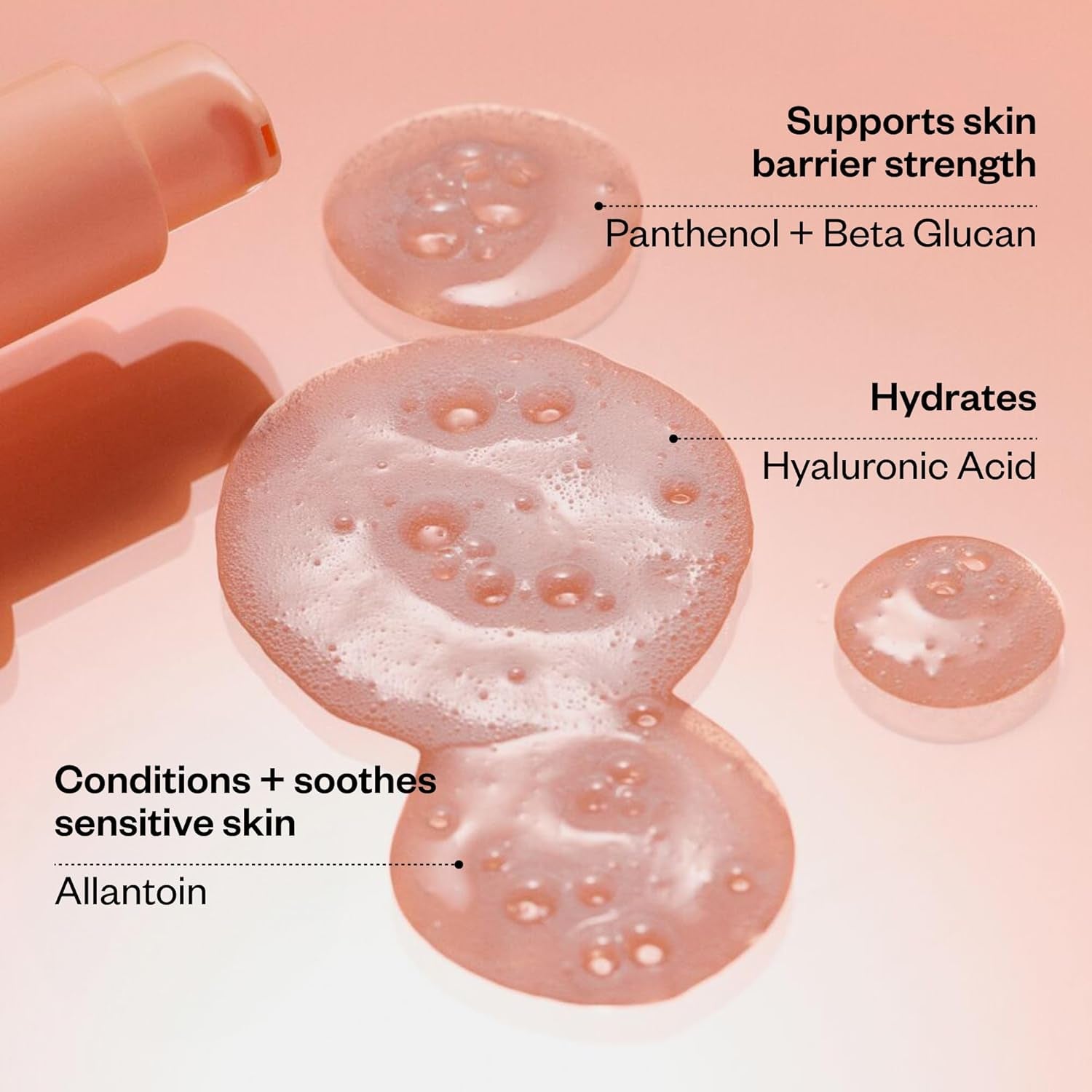 Plump + Juicy Comfy Clean Gel Cleanser – Hydrating, Face Wash for All Skin Types, Deeply Purifies without Drying, Soap Free, Sulfate Free – W/Hyaluronic Acid, Panthenol + Beta Glucan