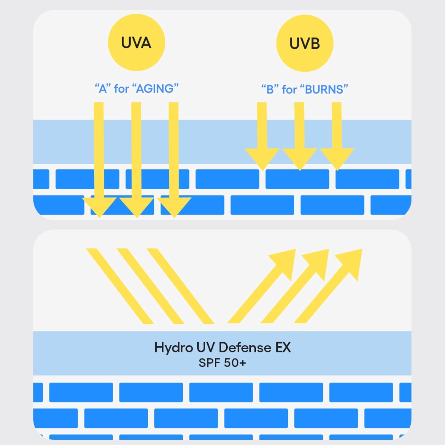 LANEIGE Hydro UV Defense Sunscreen SPF 50+: Hypoallergenic & Dermatologist-Tested Korean Broad Spectrum Sun Protection with No White Cast