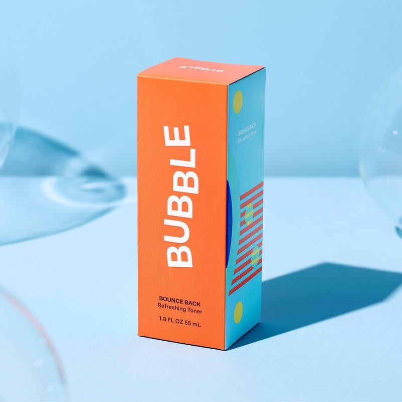Bubble Skincare Bounce Back Balancing Facial Toner Mist - Hydrating Toner Spray + Pore Minimizer Made with Sea Water and Niacinamide to Help Improve Texture & Radiance