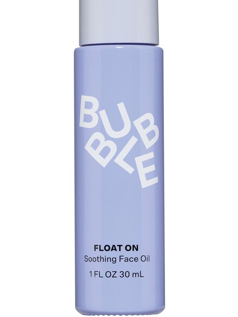Bubble Skincare Float on Soothing Face Oil - Lightweight, Hydrating Facial Oil to Help Soothe & Calm Skin - Enriched with Safflower Oil and Prickly Pear - Skin Care Suitable for All Skin Types