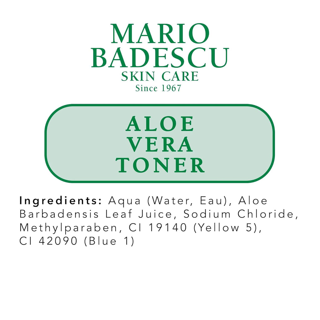 Aloe Vera Toner for Face | Hydrating Facial Toner for Dry and Sensitive Skin | Gentle Astringent for Face with Aloe Vera to Soothe, Refresh, and Balance Skin | Skincare for Men and Women
