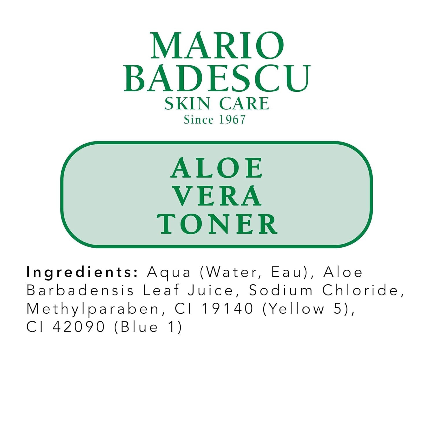 Aloe Vera Toner for Face | Hydrating Facial Toner for Dry and Sensitive Skin | Gentle Astringent for Face with Aloe Vera to Soothe, Refresh, and Balance Skin | Skincare for Men and Women
