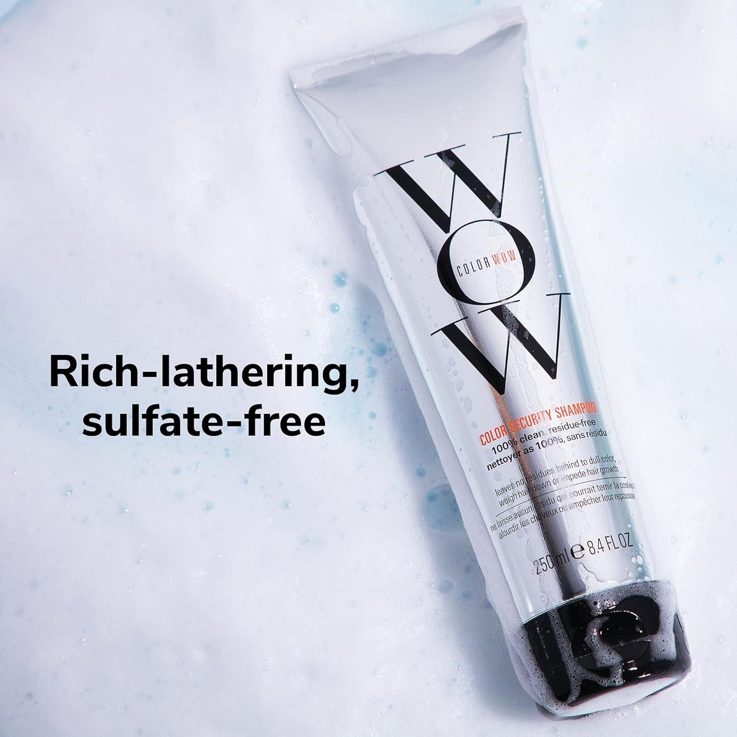COLOR WOW Color Security Shampoo – Sulfate Free & Residue-Free Formula | Healthy Looking Hair & Scalp | Paraben Free Salon Quality