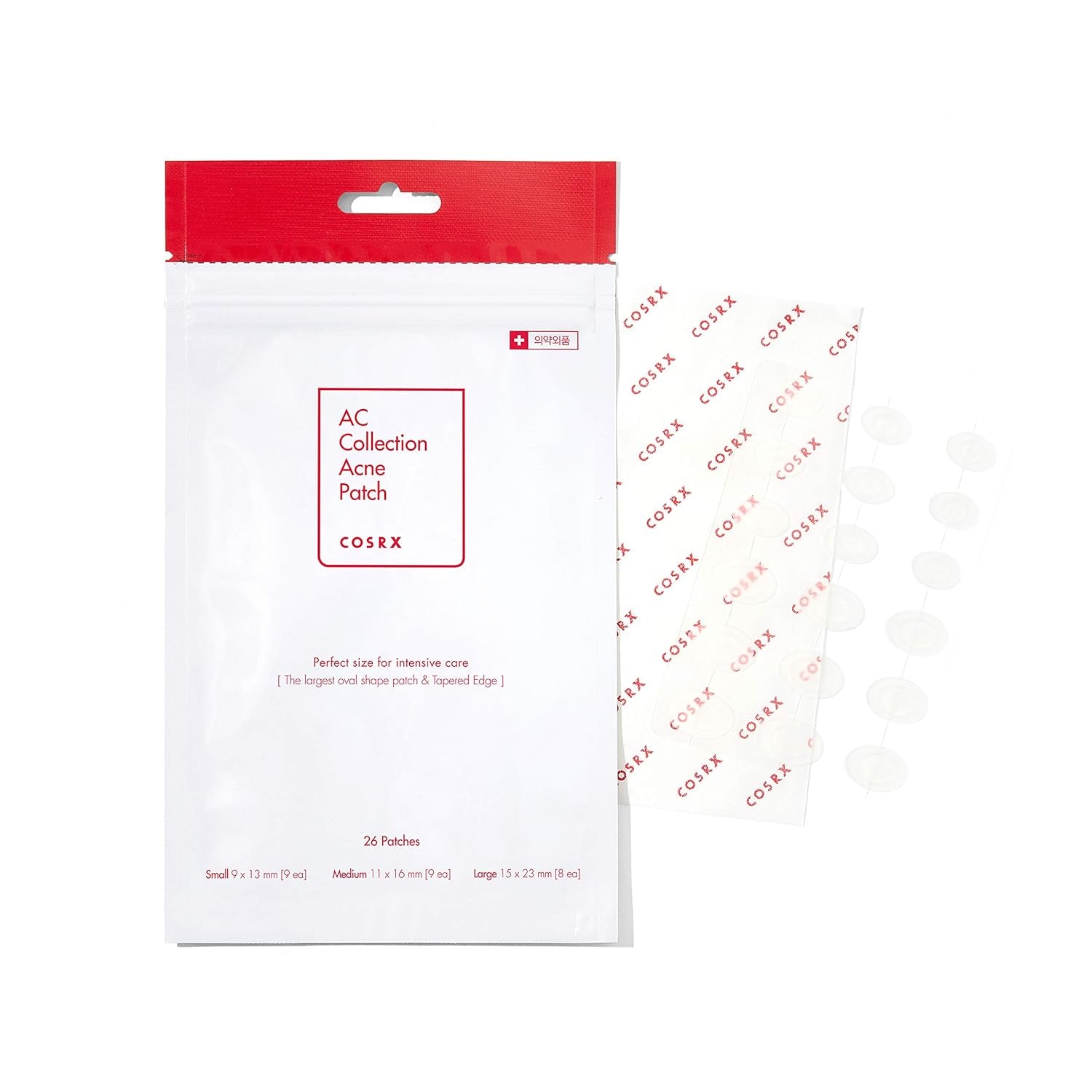 AC Collection Acne Patch, 26 Patches with Centella Asiatica Extract, Blemishes and Zits Cover, Spot Stickers for Face and Body