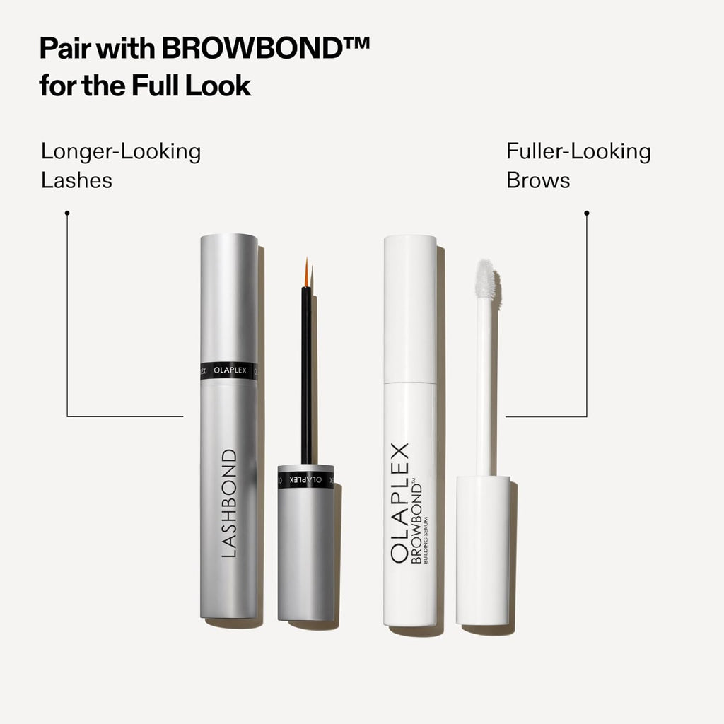 Lashbond Building Serum, Clear Eyelash Enhancing Serum for Natural, Longer, Healthier, Thicker, Fuller-Looking Lashes, Daily Use, Results in Little as 2 Weeks, 0.15 Fl Oz