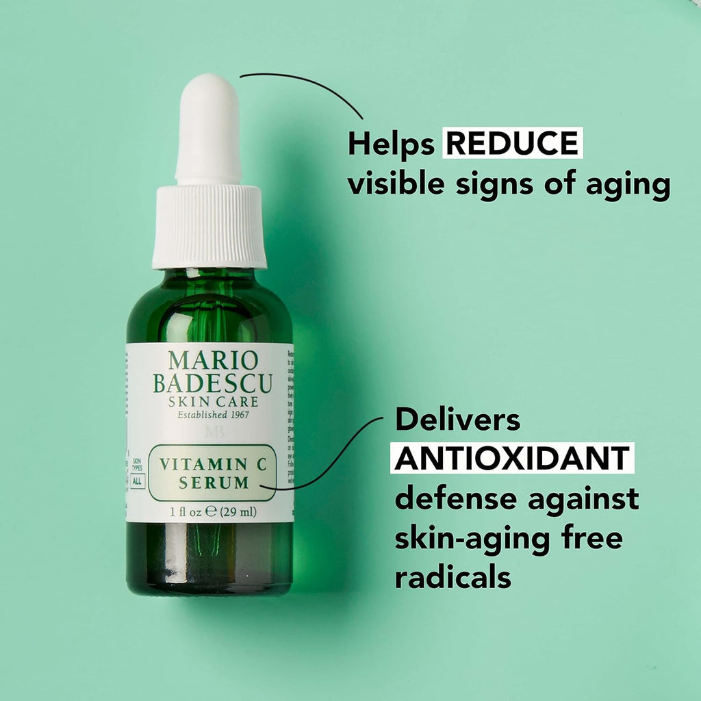 Seaweed Night Cream & Vitamin C Serum Bundle, Hydrating Night Cream + Brightening Serum for Radiant, Youthful Skin, 2-Piece Skincare Set for Moisture, Firmness, and an Even Complexion