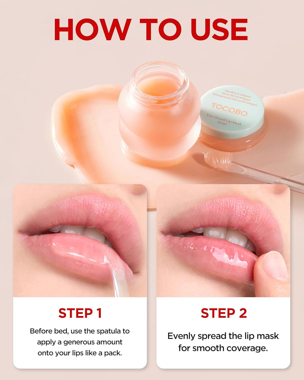 TOCOBO Vita Glazed Lip Mask (20 Ml)