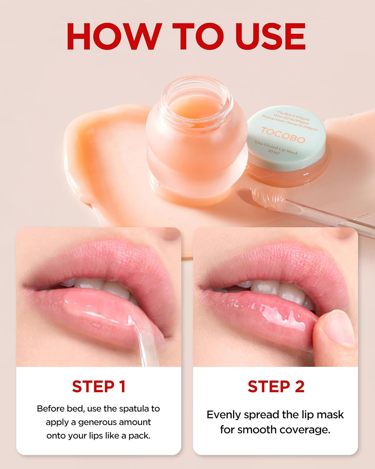TOCOBO Vita Glazed Lip Mask (20 Ml)