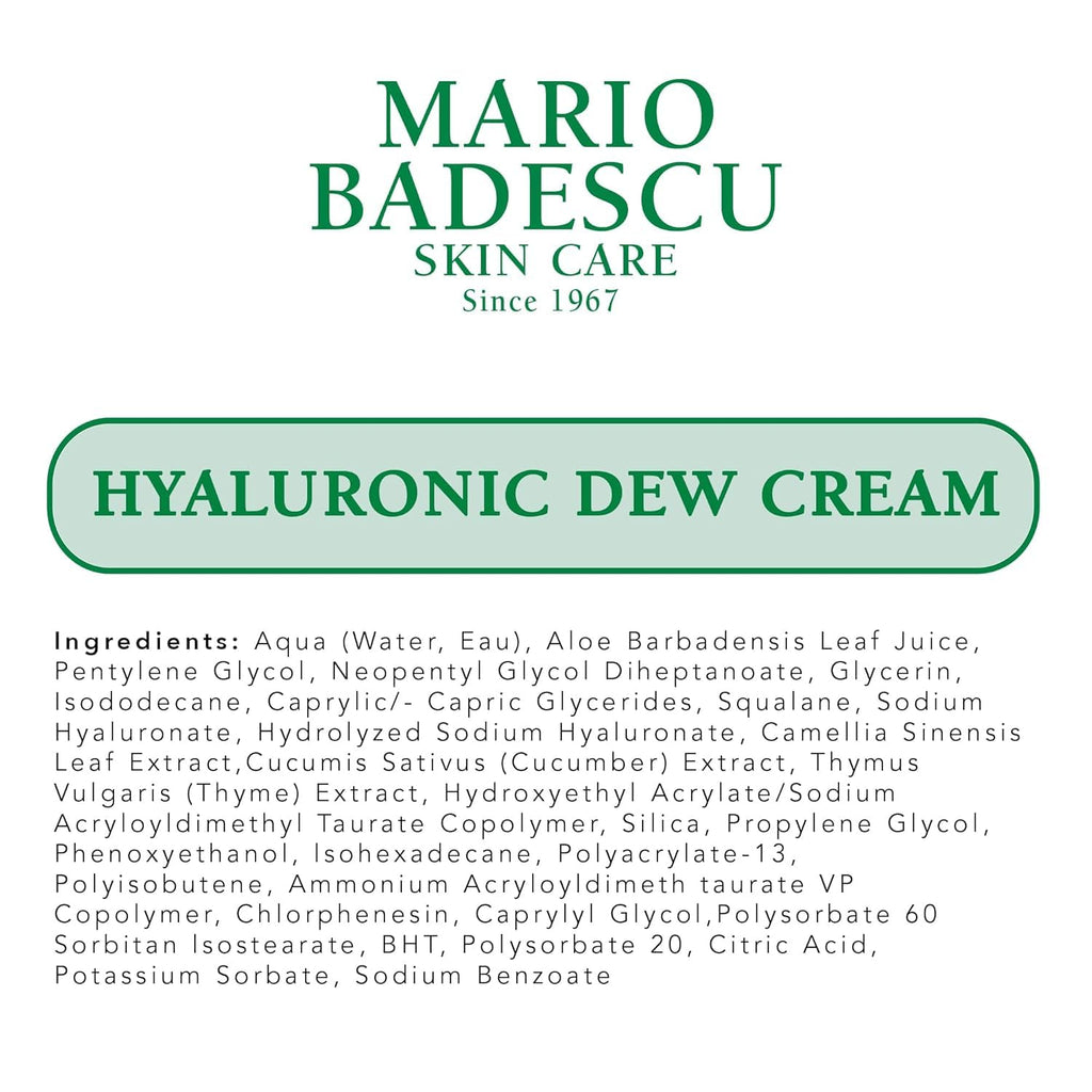 Day & Night Hydration Set | Seaweed Night Cream + Oil Free Hyaluronic Dew Cream | Radiant, Dewy, Nourished Skin | Enhances Skin Tone and Texture