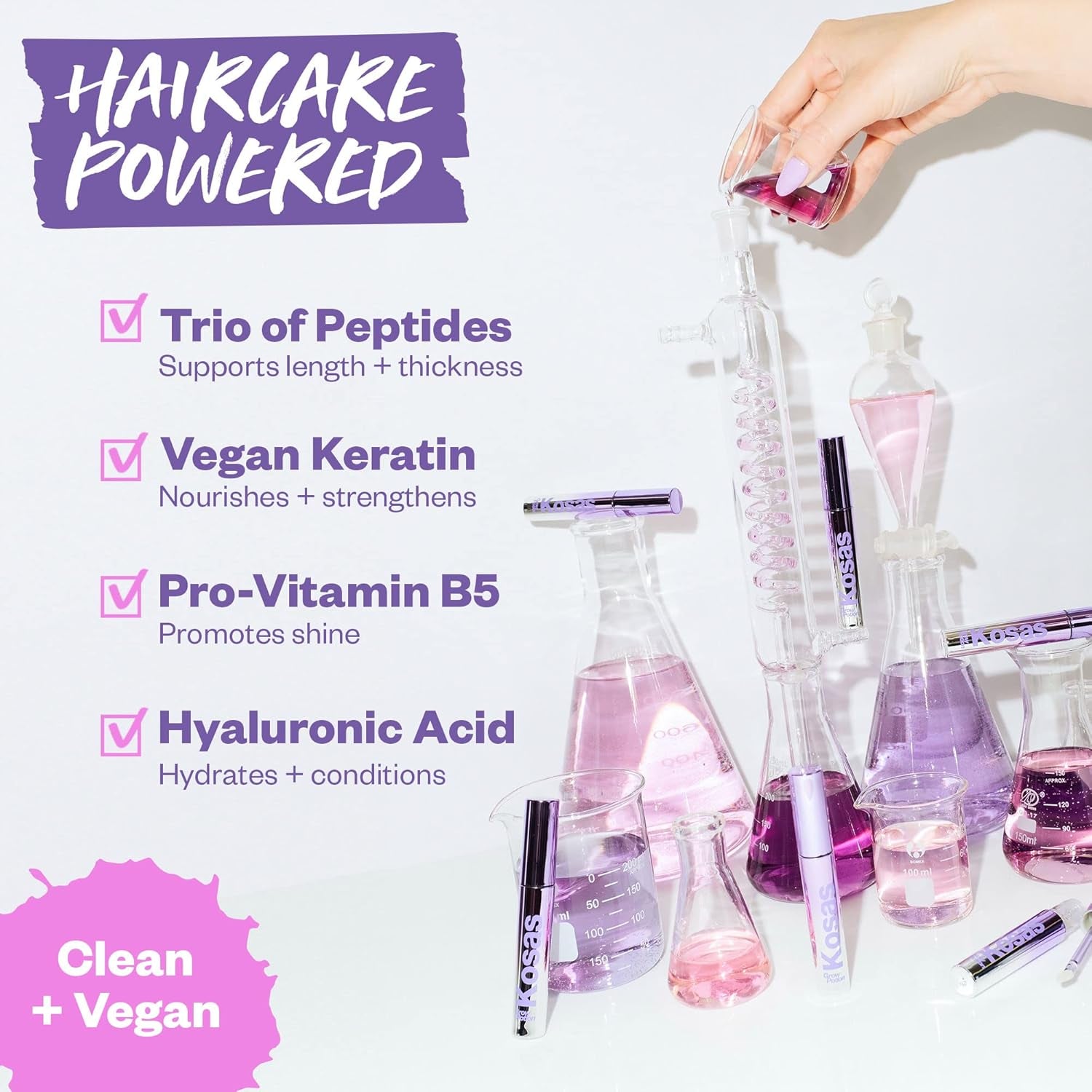 Grow Potion: Fluffy Brow and Lash Boosting Serum. Eyebrow and Eyelash Enhancing Serum