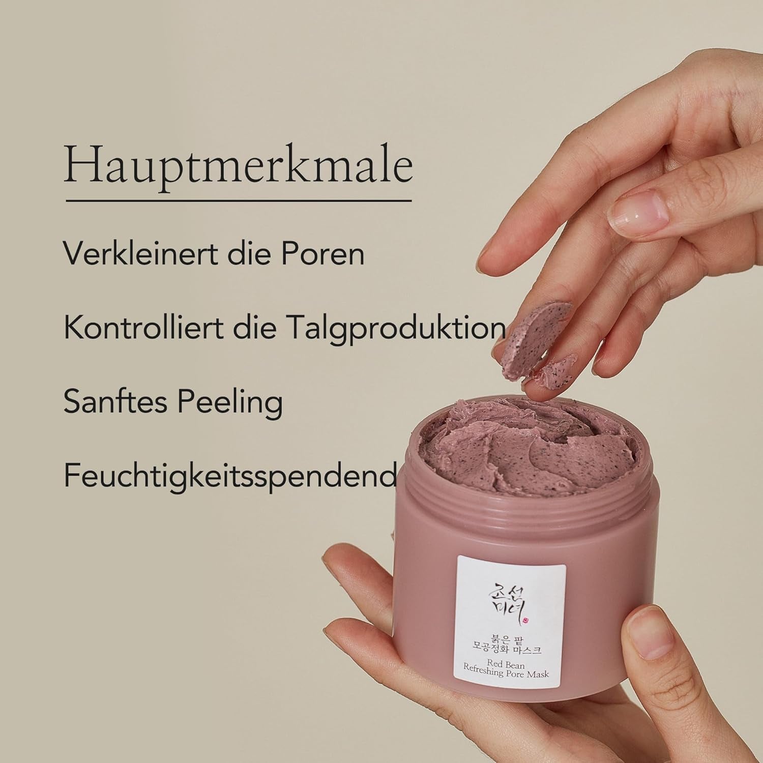Beauty of Joseon Kühlende Porenmaske Mit Roten Bohnen, 140 Ml, 4,73 Fl.Oz