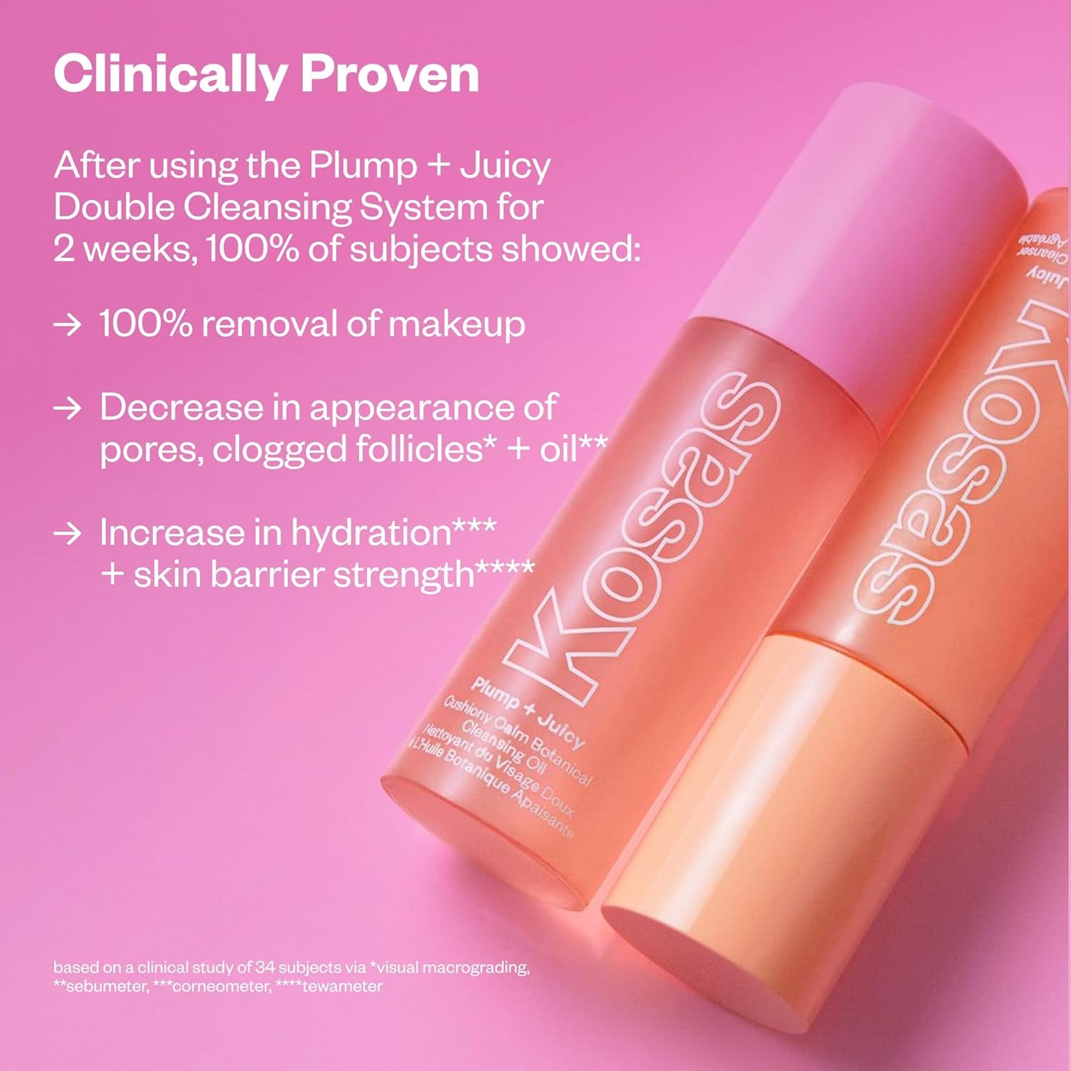 Plump + Juicy Comfy Clean Gel Cleanser – Hydrating, Face Wash for All Skin Types, Deeply Purifies without Drying, Soap Free, Sulfate Free – W/Hyaluronic Acid, Panthenol + Beta Glucan