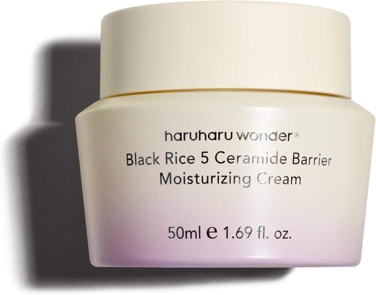 Haruharu Wonder Black Rice 5 Ceramide Barrier Crema Hidratante, Cuidado Diario De Barrera De La Piel, Hidratación De Larga Duración, Soothing & Nourishing, Cápsulas De Ceramida, Cuidado De La Piel