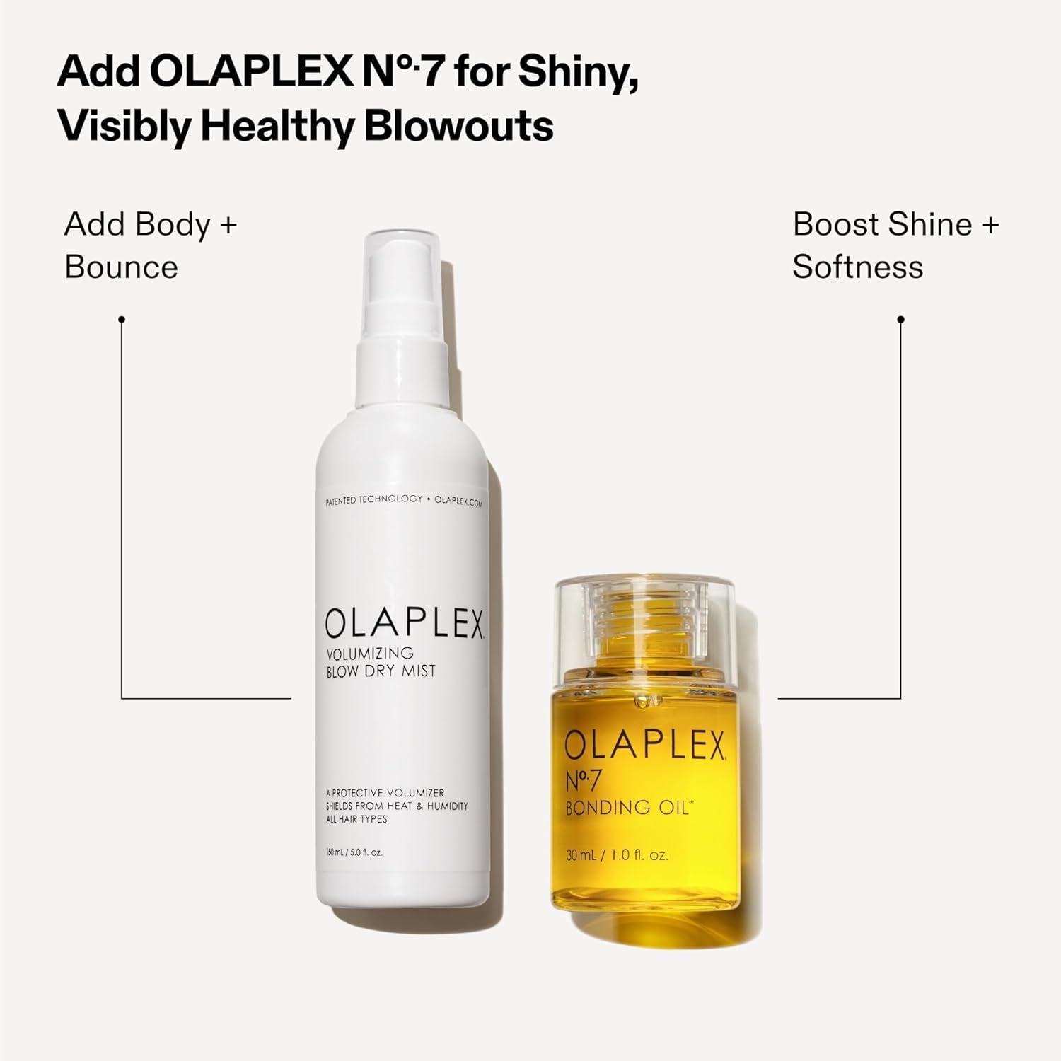 Volumizing Blow Dry Mist, Hair Heat Protection, Repairs & Protects Hair for Healthier-Looking Blowouts, Speeds up Blow Dry Time, Creates Touchably Soft, Shiny Hair, for All Hair Types, 5 Fl Oz
