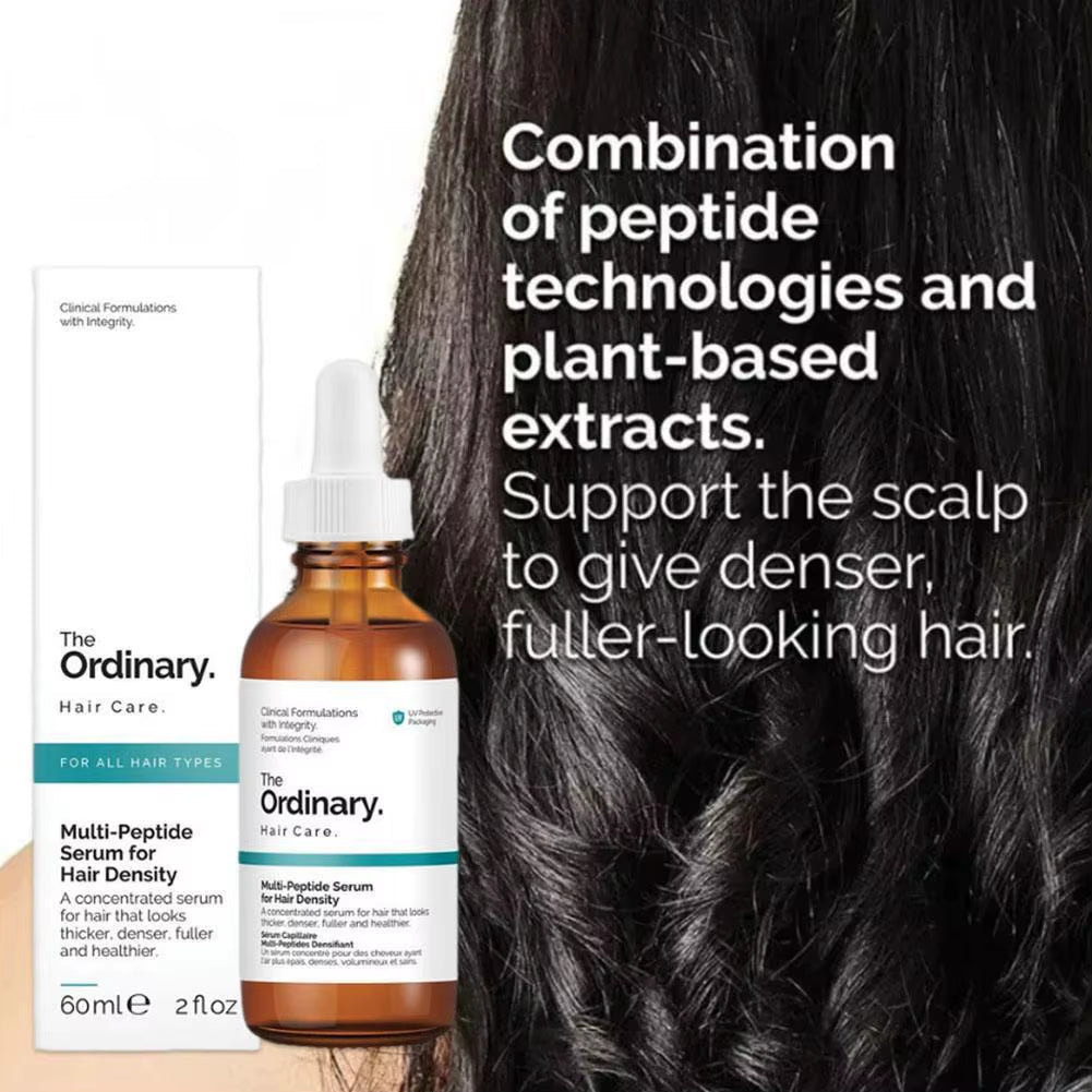 60Ml Ncrease Hair Density Polypeptide Maintenance Hair Follicle Polypeptide Blood Scalp Long Lasting Hair Care Serum