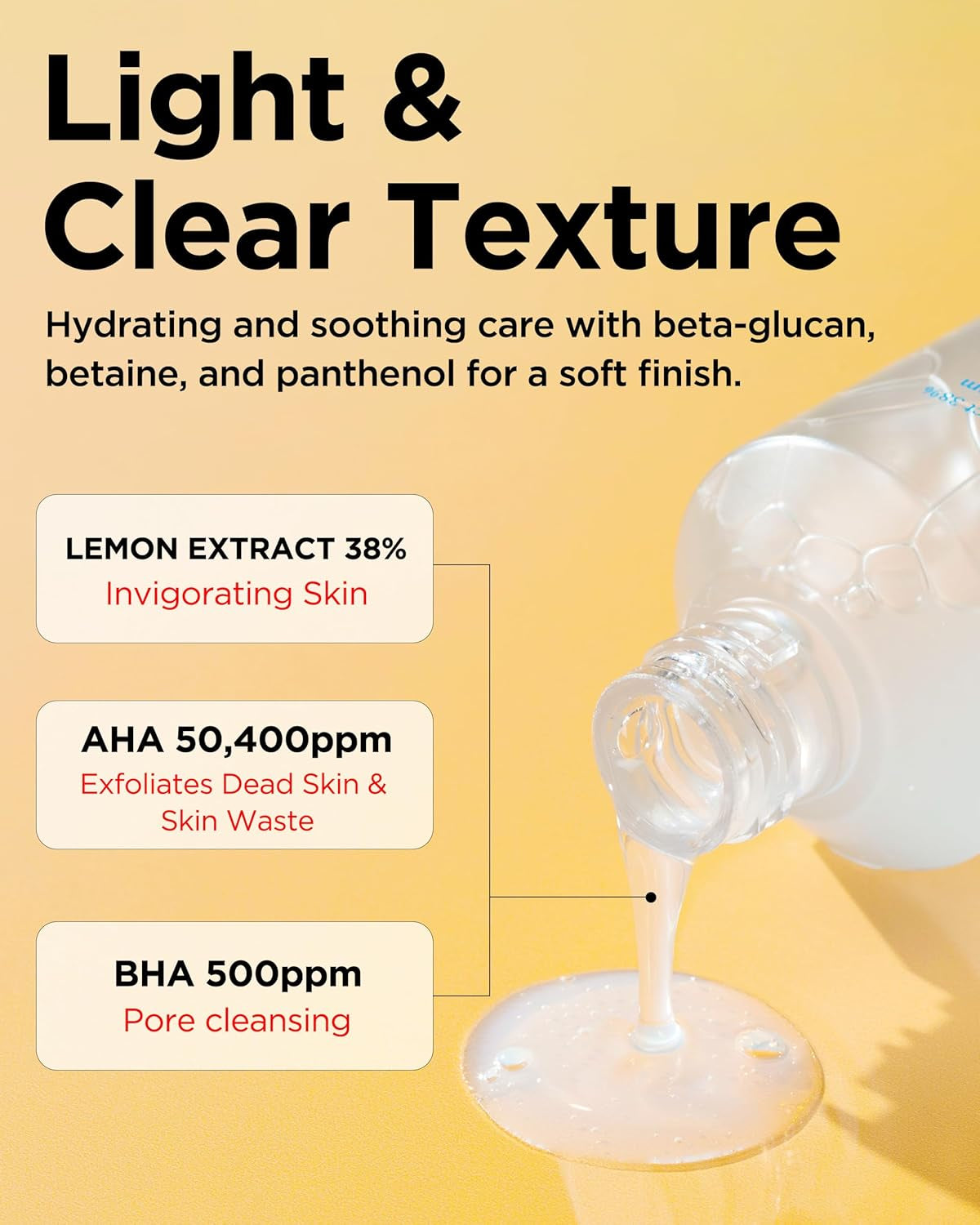 TOCOBO AHA BHA Lemon Toner (150 Ml)