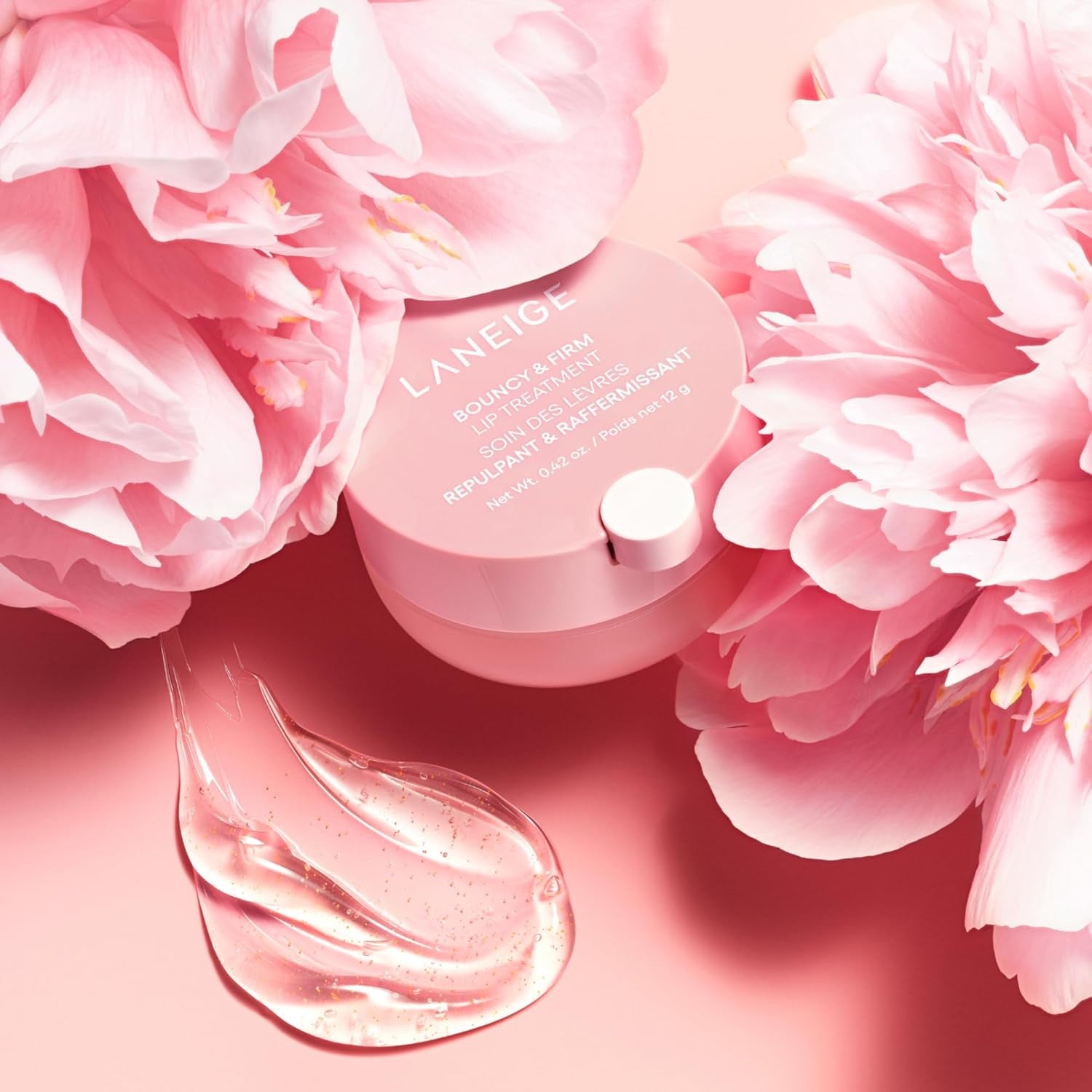 Bouncy & Firm Lip Treatment: Plumping & Firming Lip Care with Peony & Collagen Complex, Ceramide Capsules, & 5D Hyaluronic Acid for Hydration
