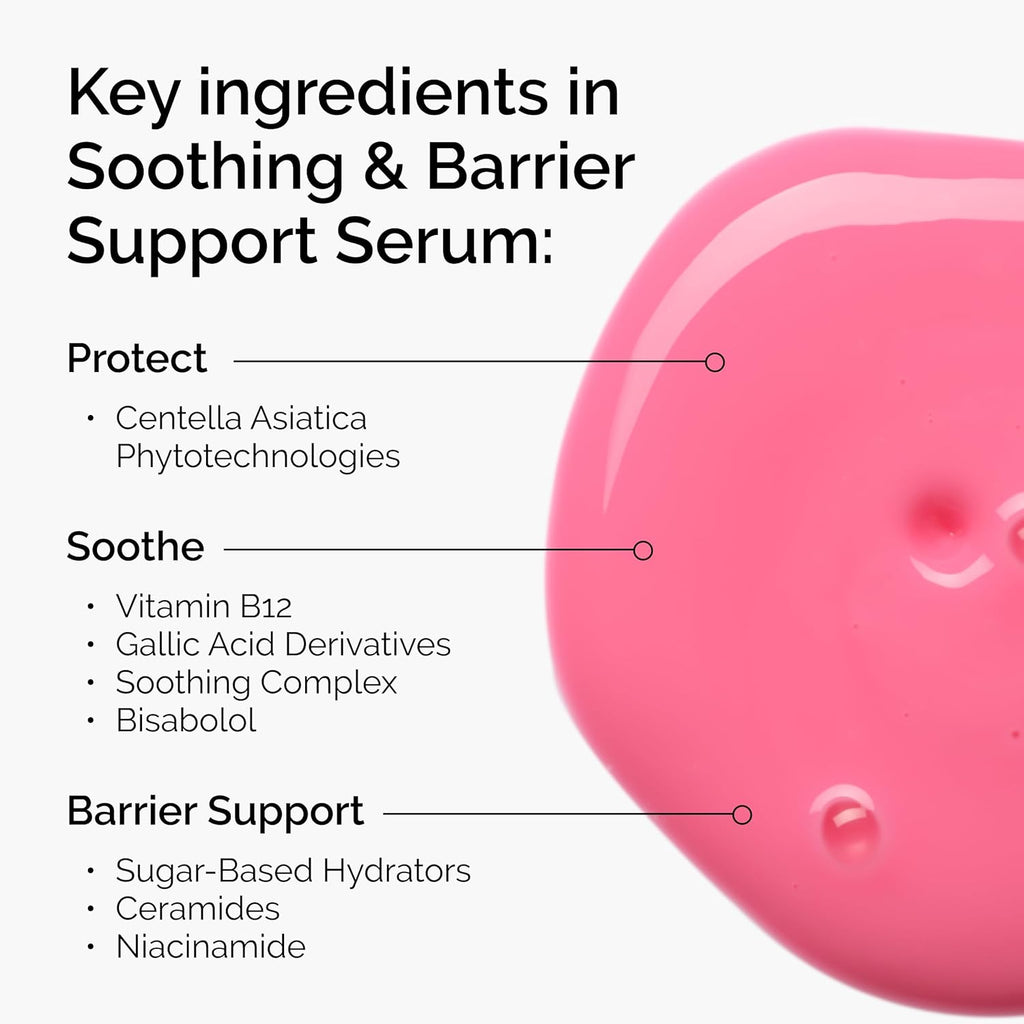 The Ordinary Soothing & Barrier Support Serum, Redness-Reducing & Hydrating Solution for Skin Barrier Recovery, 30Ml