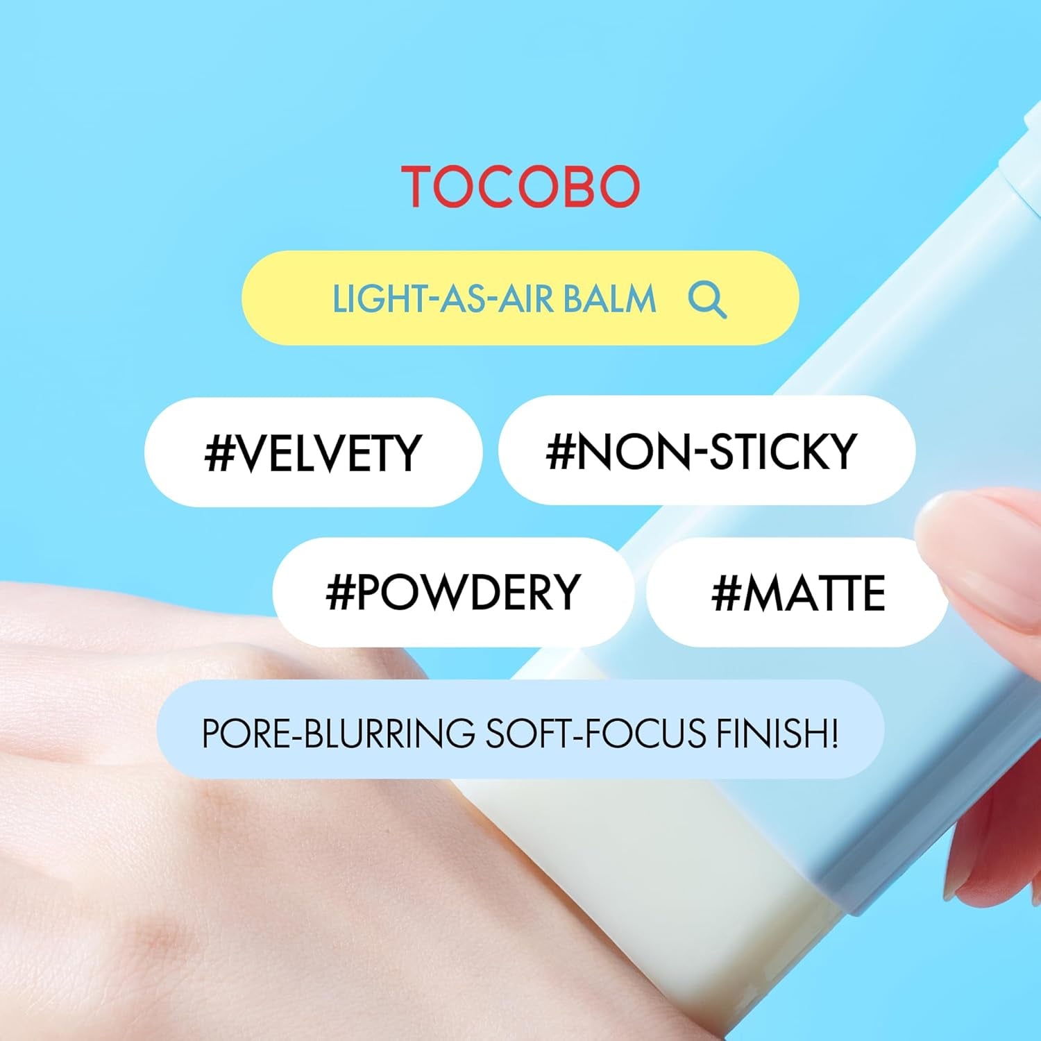 Cotton Airy Sun Stick SPF 50 Broad Spectrum Korean Matte Sunscreen Stick for Face - Travel Size Sebum Control Sunblock -Vegan, Lightweight, Non-Sticky 0.67 Oz