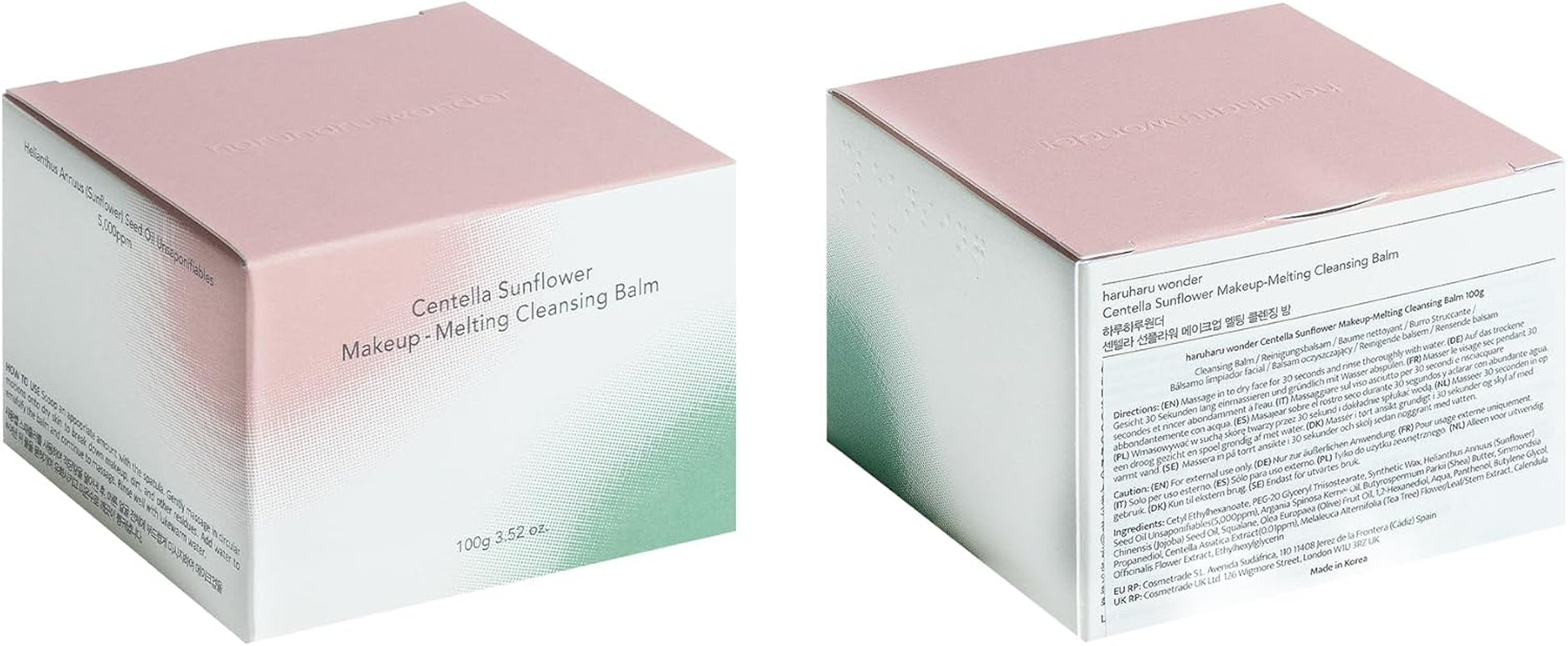 Centella Sunflower - Bálsamo Limpiador De Maquillaje Para Derretir El Maquillaje, 100 G