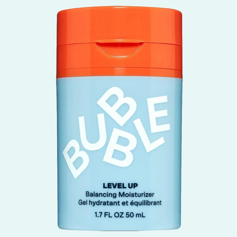 Bubble Skincare Level up Balancing Face Moisturizer - Hydrating Gel Moisturizer Formulated with Zinc PCA + Niacinamide for Improved Texture & Radiance - Skin Care for Oily or Combination Skin