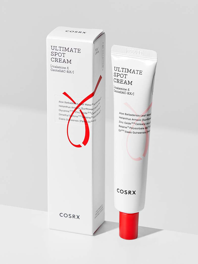 AC Collection Ultimate Spot Cream, 1.05 Fl.Oz / 30G, Acne Spot Treatment, Animal Testing Free, Paraben Free, Korean Skin Care