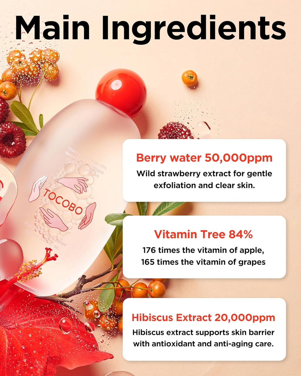 TOCOBO Vita Berry Pore Toner (150 Ml)
