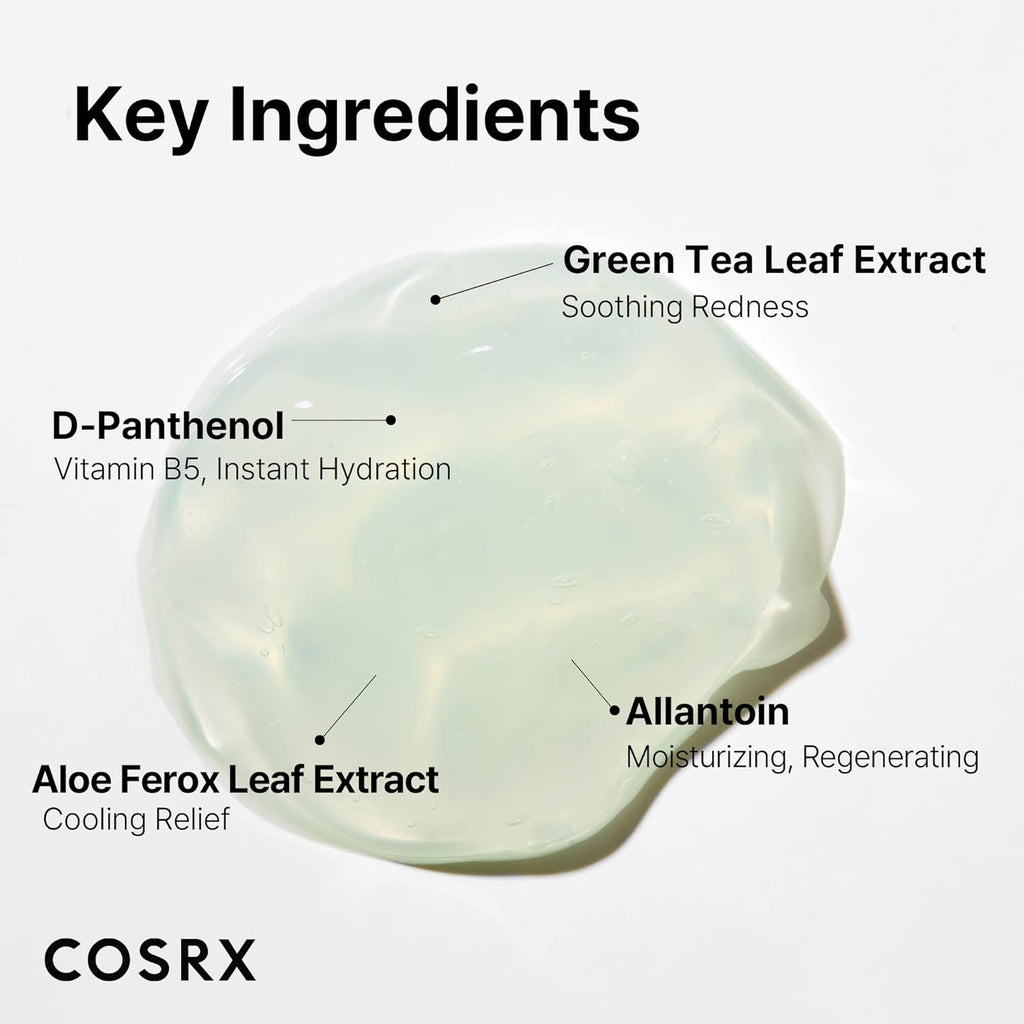 Hydrium Green Tea Aqua Soothing Gel Cream, 1.69 Fl.Oz / 50Ml | Lightweight Daily Cream | Camelia, Aloe Gel | Korean Skin Care, No Animal Testing, Paraben Free