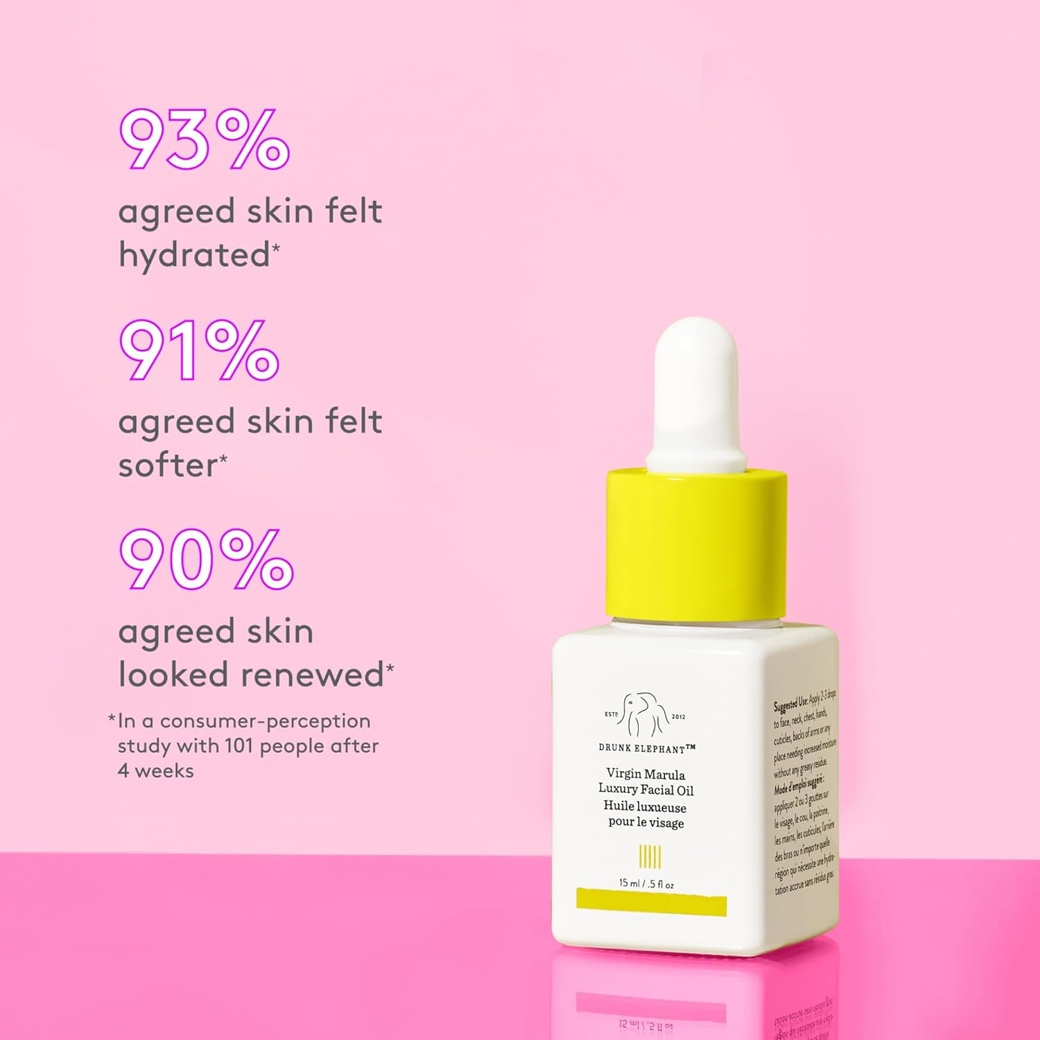 Virgin Marula Luxury Facial Oil - Face Oil - Clean Clinical Skincare - Cruelty-Free - Dermatologist-Tested - Free of Essential Oils, Silicones, and Fragrance