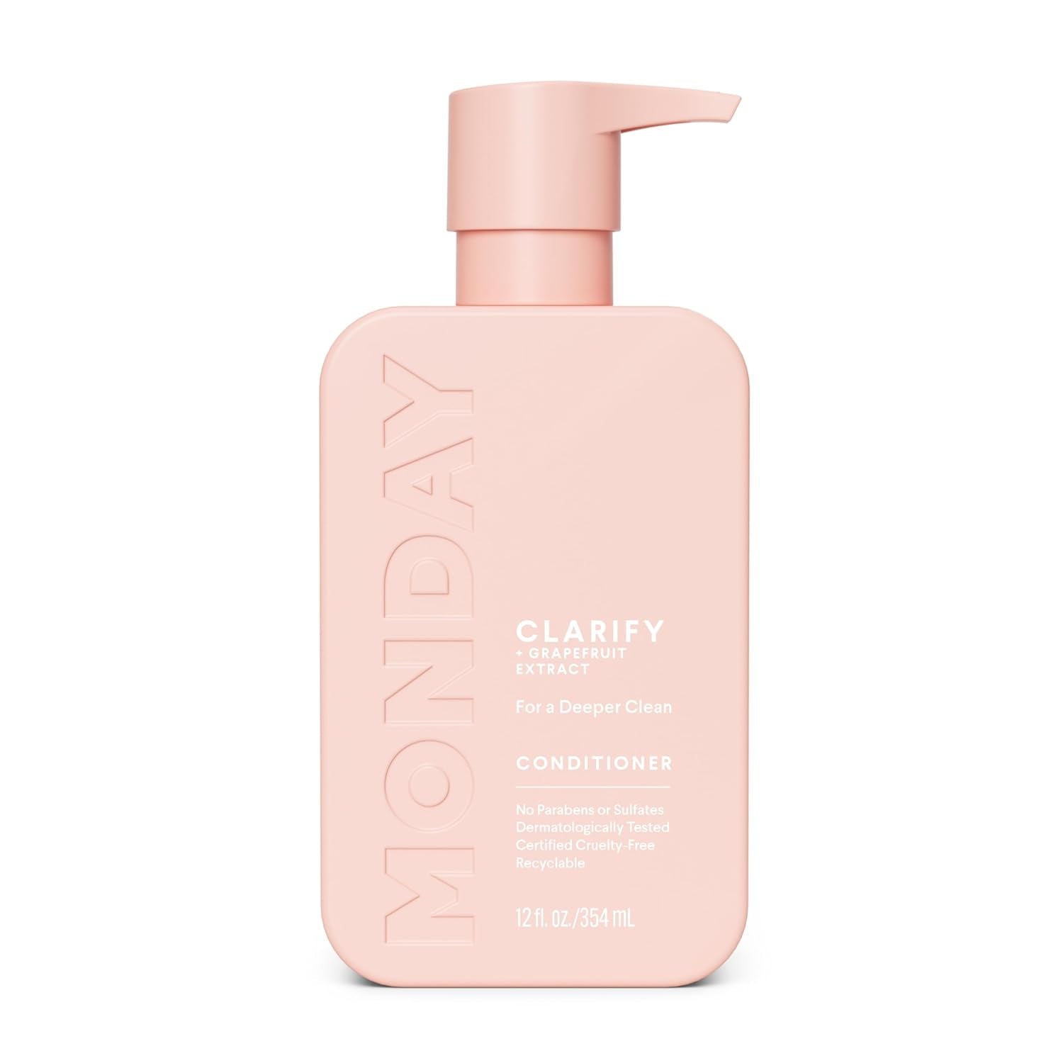 MIONDAY Haircare CLARIFY Conditioner with Grapefruit Extract, Coconut Oil, Shea Butter & Ceramides for Oily Hair Prone to Build-Up 354 Ml