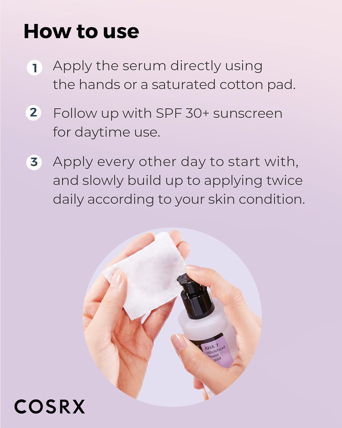 7% Glycolic Acid Whitehead Removing Power Liquid, 3.38 Fl.Oz, AHA Exfoliant, Exfoliating Toner for Face & Body, Pore Minimizer, Korean Skin Care