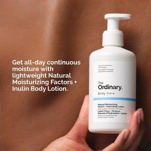 The Ordinary Natural Moisturizing Factors + Inulin Body Lotion, Lightweight Hydration for All-Day Moisture & Skin Barrier Support, 240Ml