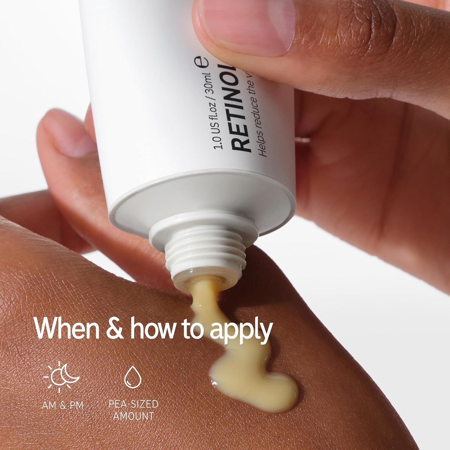 The INKEY List Retinol-Serum, 30 Ml, Reduziert Hyperpigmentierung, Anti-Aging-Hautpflege, Akne-Behandlung, Vegan, Geeignet Für Alle Hauttypen
