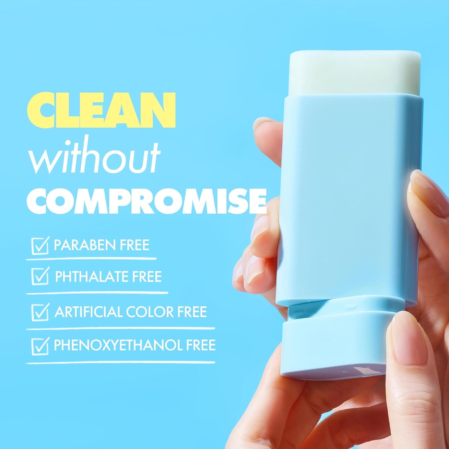 Cotton Airy Sun Stick SPF 50 Broad Spectrum Korean Matte Sunscreen Stick for Face - Travel Size Sebum Control Sunblock -Vegan, Lightweight, Non-Sticky 0.67 Oz
