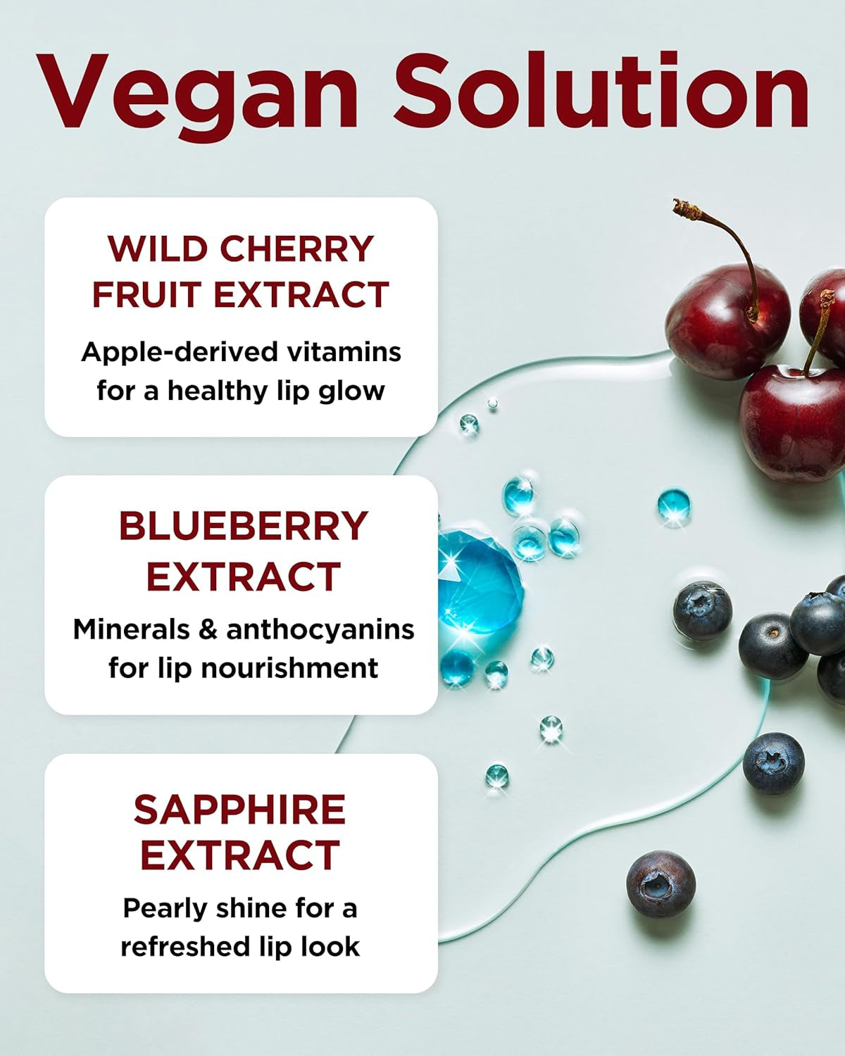 Juicy Berry Plumping Lip Oil 04 Bitter Brown – Korean Vegan Hydrating Lip Oil with Plant Oils for High Shine Gloss - Non Sticky Formula for All Skin Tones, 0.12 Fl.Oz