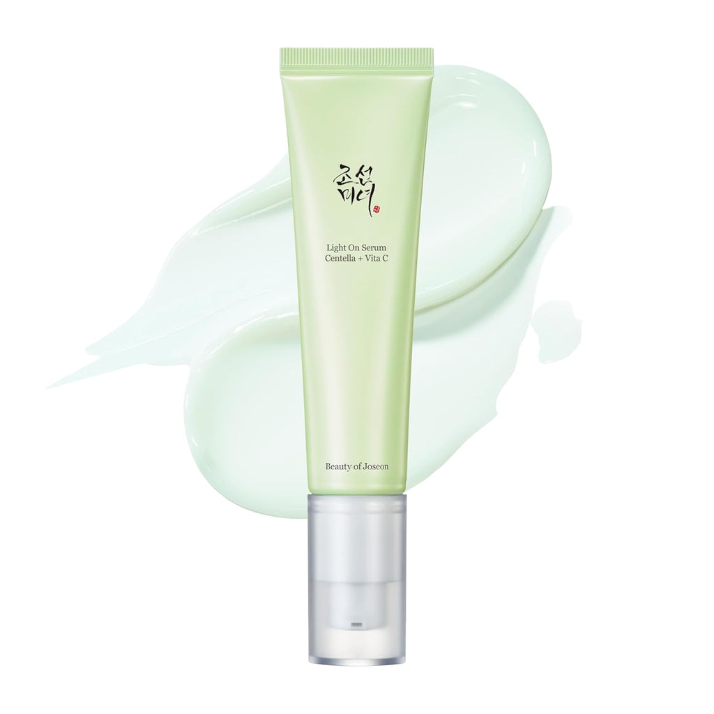 Light on Serum Vitamin C Centella Dark Spot Fine Lines Pigmentation Correcting Serum, Hydrating Moisturizer, Korean Skin Care for Men and Women, 30Ml, 1 Fl.Oz