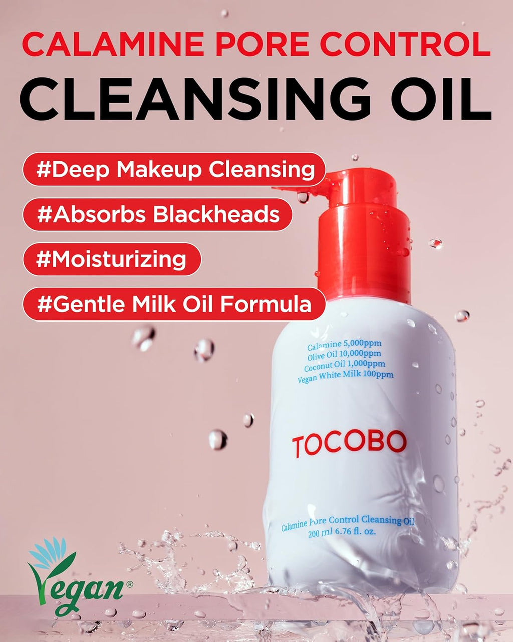 TOCOBO Calamine Pore Control Cleansing Oil (200 Ml)