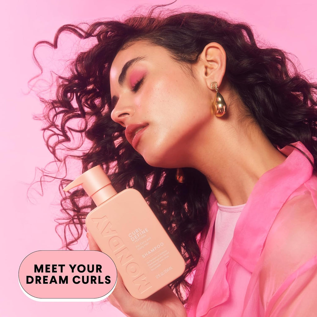 CURL DEFINE Shampoo with Peptides, Coconut Oil & Provitamin B5 for Curls of All Types 354 Ml